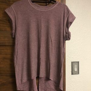 Mauve open back Lululemon top